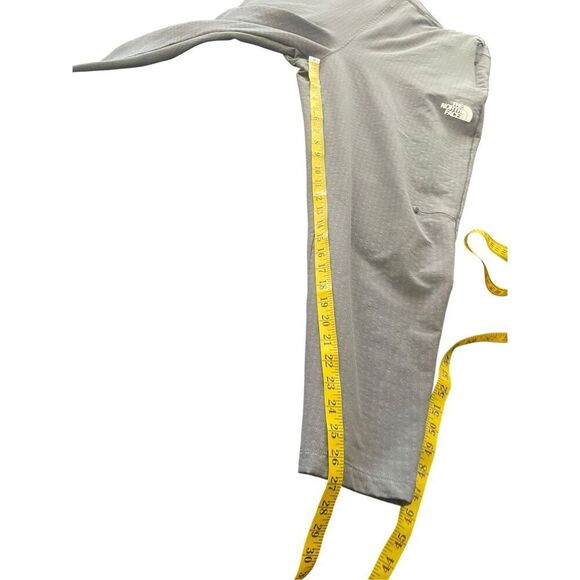 The North Face MensGrey Flash Dry Crop Outdoor Tekware Grid Pants Size Large - Picture 3 of 10